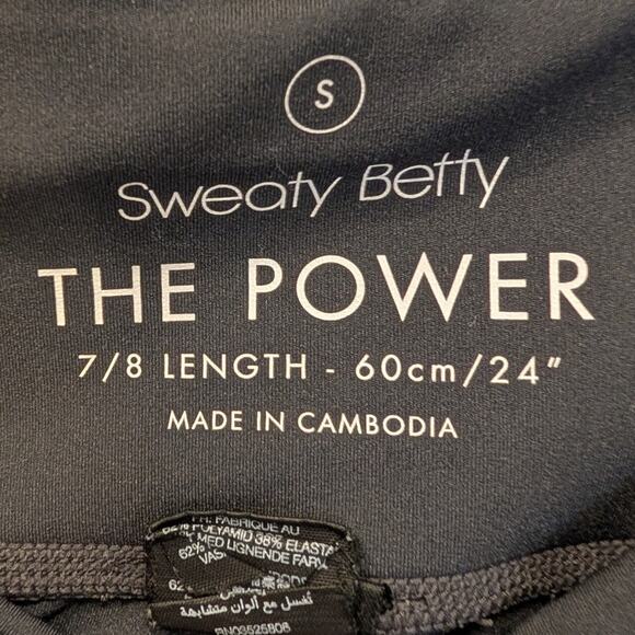 Sweaty Betty Power Workout Leggings Gym Workout Running Athleisure - Size S - Picture 7 of 8